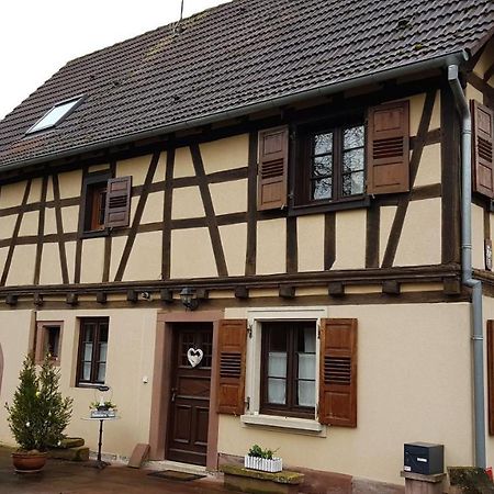 Gite Au Petit Ruisseau-Etage Et Combles-Maison Alsacienne 4 Personnes 4 Nuitees Minimum Langensoultzbach Екстериор снимка
