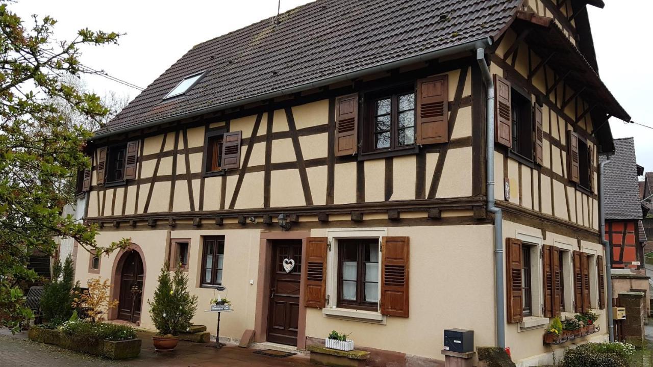 Gite Au Petit Ruisseau-Etage Et Combles-Maison Alsacienne 4 Personnes 4 Nuitees Minimum Langensoultzbach Екстериор снимка
