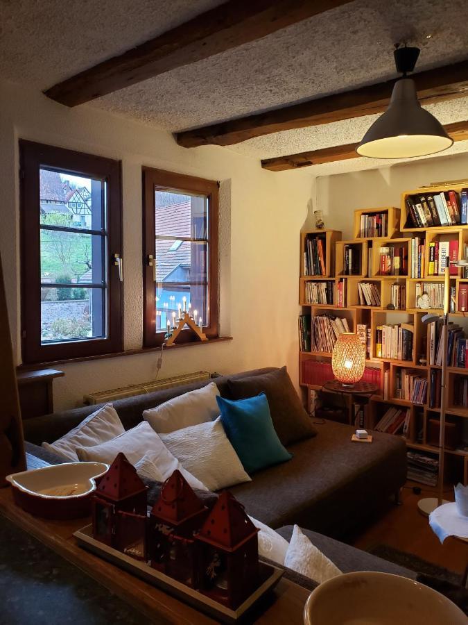 Gite Au Petit Ruisseau-Etage Et Combles-Maison Alsacienne 4 Personnes 4 Nuitees Minimum Langensoultzbach Екстериор снимка
