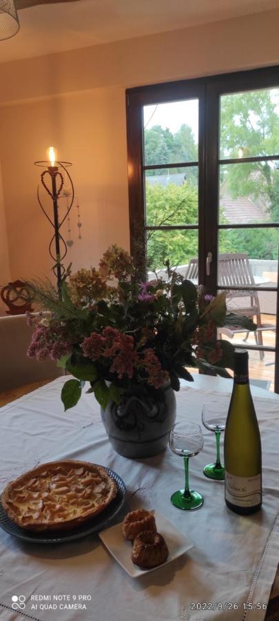 Gite Au Petit Ruisseau-Etage Et Combles-Maison Alsacienne 4 Personnes 4 Nuitees Minimum Langensoultzbach Екстериор снимка