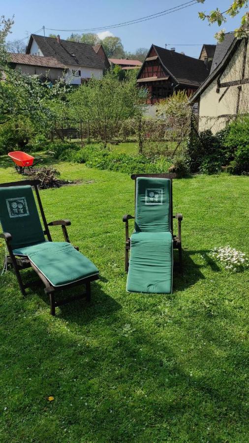 Gite Au Petit Ruisseau-Etage Et Combles-Maison Alsacienne 4 Personnes 4 Nuitees Minimum Langensoultzbach Екстериор снимка
